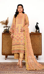 Heavily Embroidered Elegant Karandi Outfit 3PC