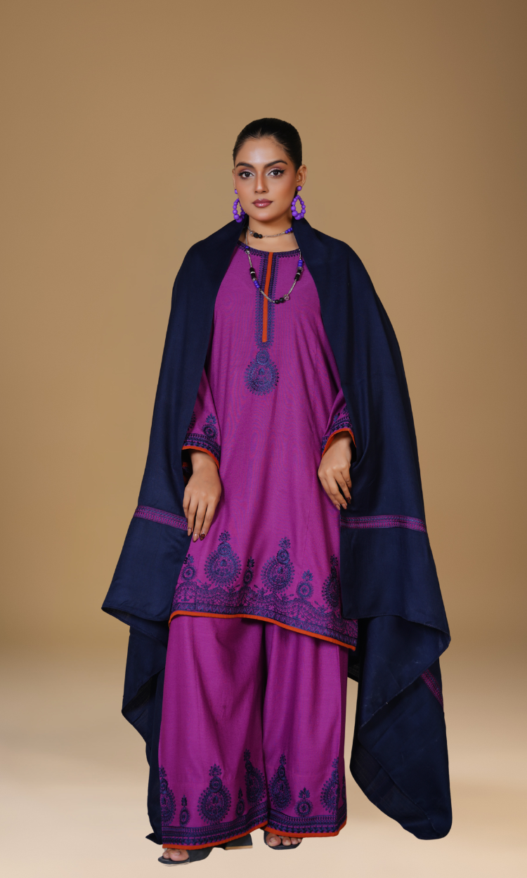 PW01-Magenta With Mustard Tarka