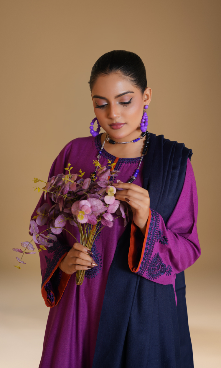 PW01-Magenta With Mustard Tarka