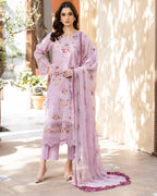 Gul E Kasni – Timeless Elegance in Soft Lilac PRET