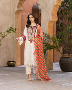 Husn e Rawayat - 3PC Pret Chicken Kari Dress