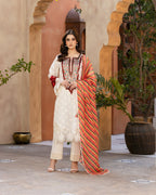 Husn e Rawayat - 3PC Pret Chicken Kari Dress