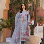 Mehak Naaz -  3PC Pret Embroidered Lawn