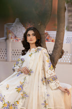 Ivory Bloom –  Unstitched 3 PC Lawn