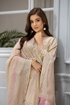 Gul E Maah -  3PC Pret Embroidered Lawn