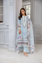 Shafaq -  3PC Pret Embroidered Lawn