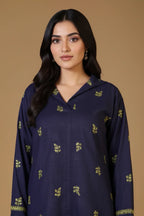 Midnight Blue Irish Cotton Linen Two-Piece Suit