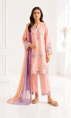 Marshmallow - 3PC Pret Embroidered Lawn