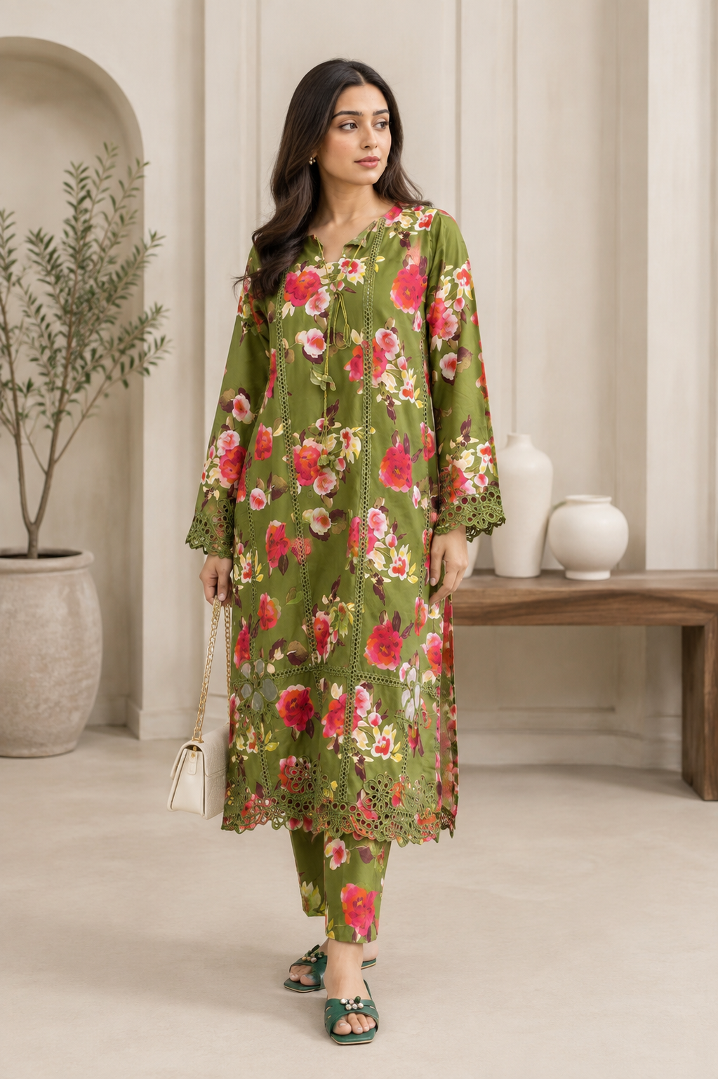 Umeed – 2 Piece Premium Printed Lawn Suit for Women