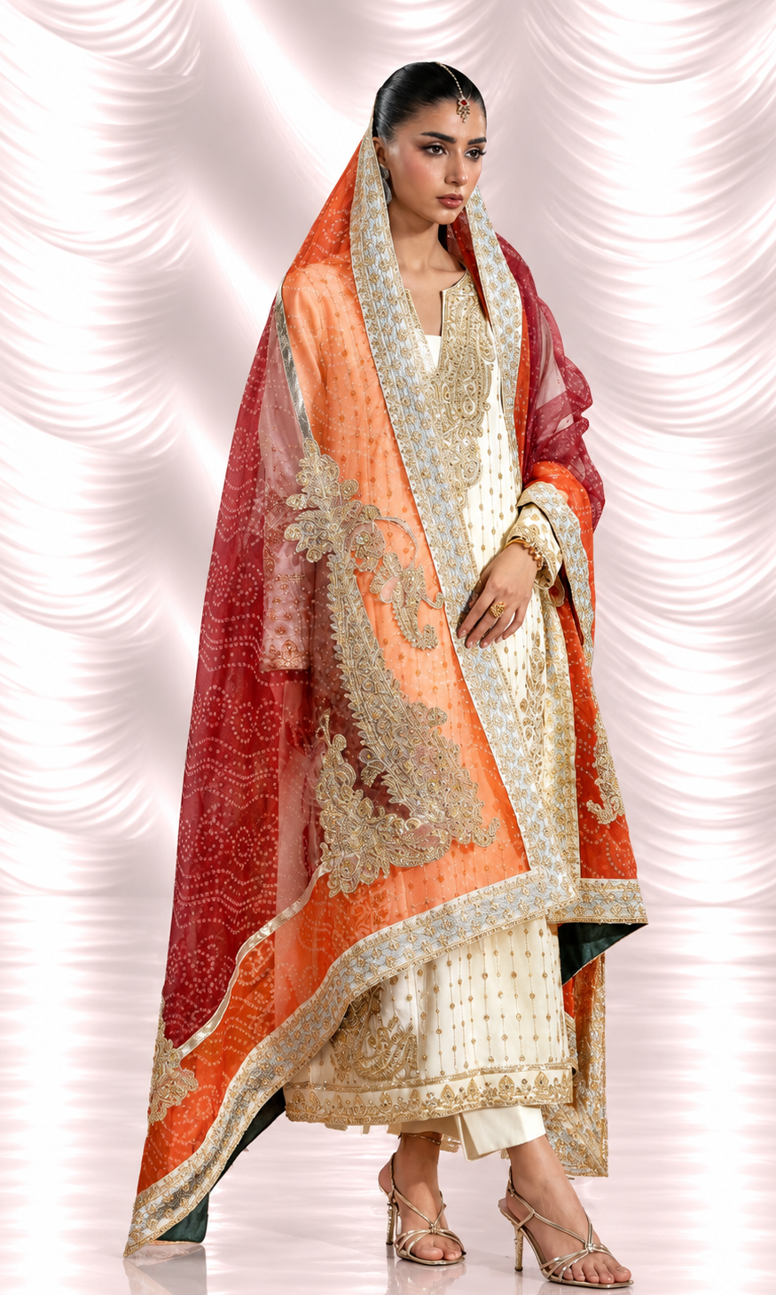 Mehar Bano — 3 Piece Luxury Embroidered Pure Dull Silk
