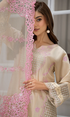 Gul E Maah -  3PC Pret Embroidered Lawn