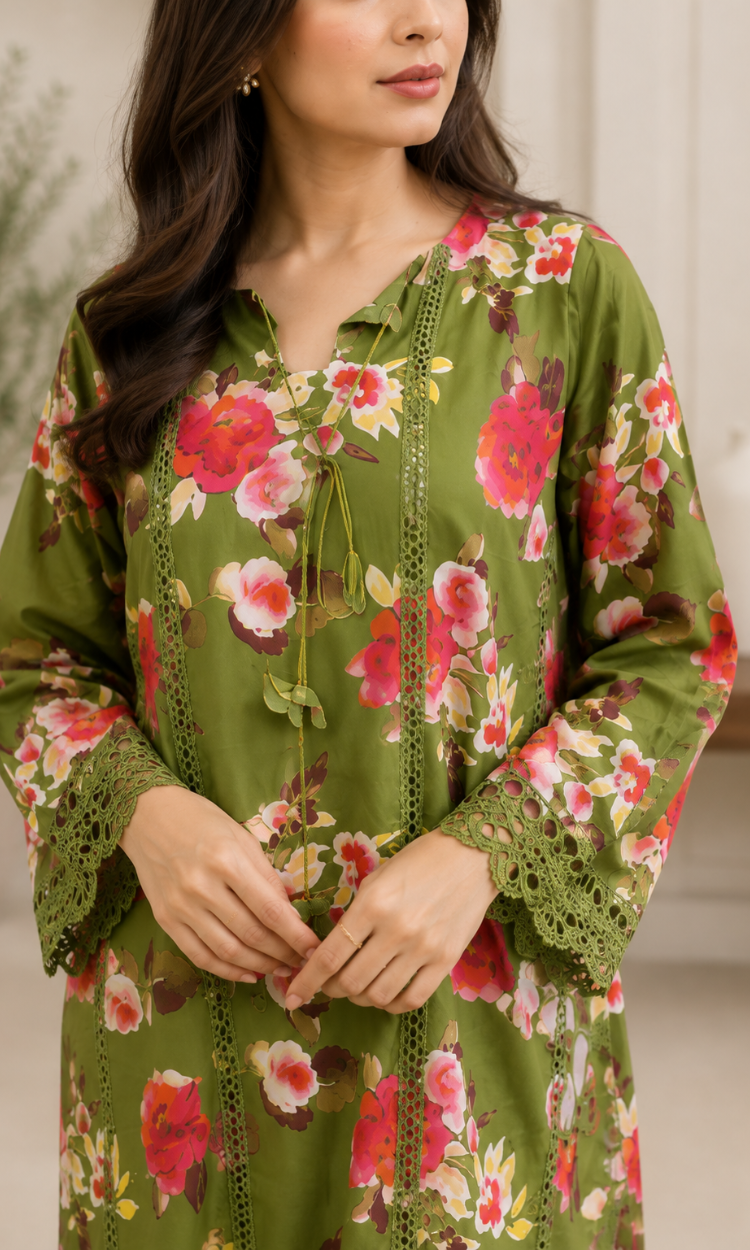 Umeed – 2 Piece Premium Printed Lawn Suit for Women