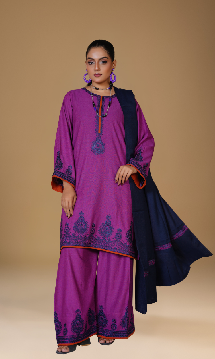 PW01-Magenta With Mustard Tarka