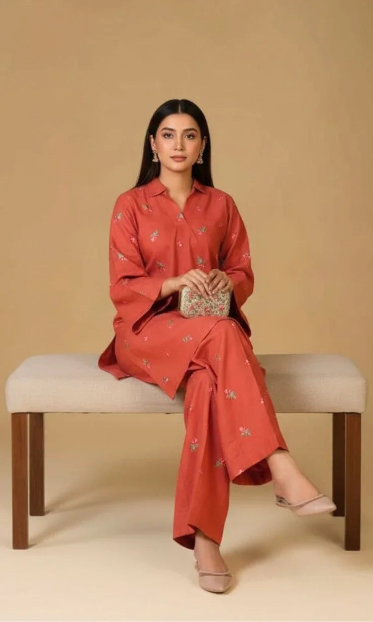 Rusty – Two-Piece Embroidered Suit