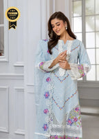 Shafaq -  3PC Pret Embroidered Lawn