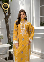 Kaisar –  3PC Pret Embroidered Lawn