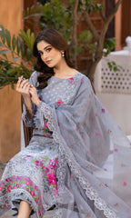 Mehak Naaz -  3PC Pret Embroidered Lawn