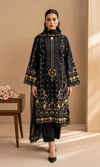 Black Lily - Unstitched 3 PC Lawn