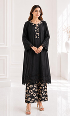 Black Berry – Embroidered Lawn Two-Piece Suit