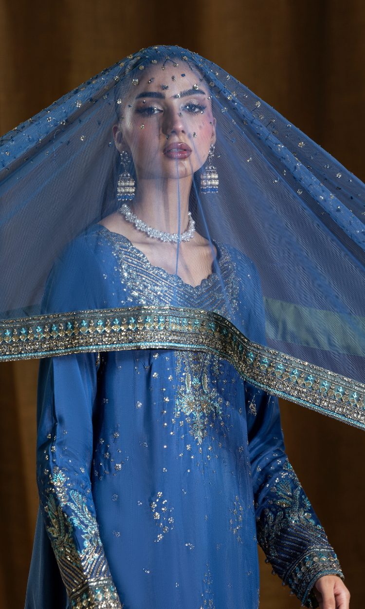 Sassi — 3 Piece Luxury Embroidered Pure Dull Silk
