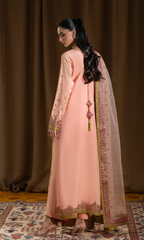 Amraao Jan —3 Piece Luxury Embroidered Pure Dull Silk