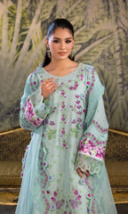 Mint Bloom - Unstitched 3 PC Lawn