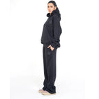Black NYC Riot Oversized Graphic Hoodie Set
