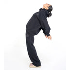 Black NYC Riot Oversized Graphic Hoodie Set